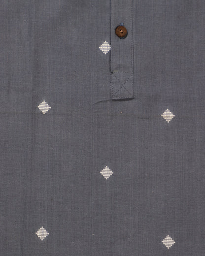 Ash grey south cotton kurta
