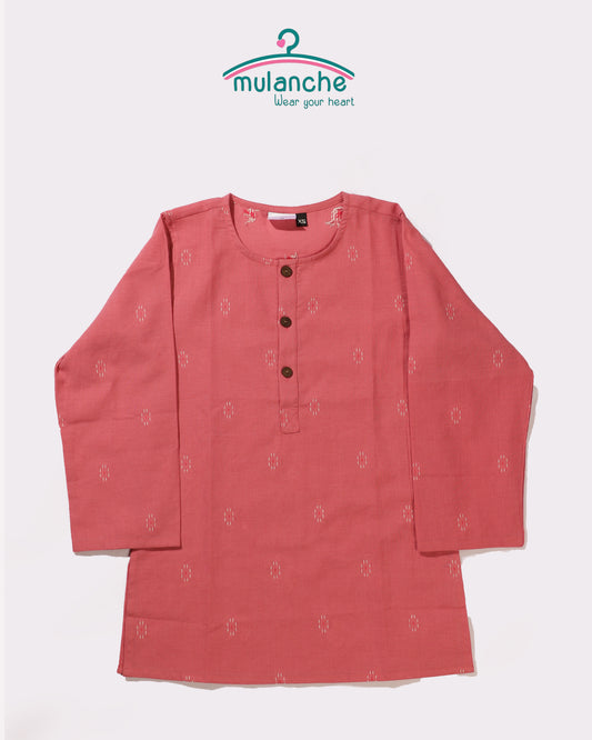 Salmon Pink Kurta