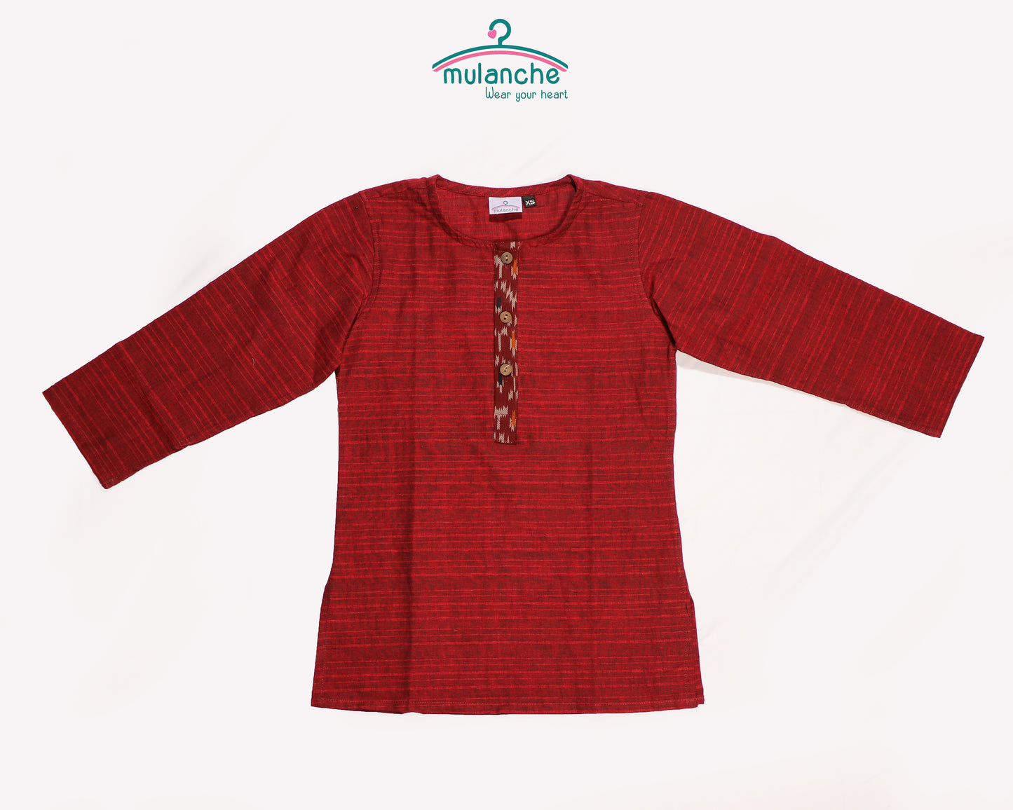 Crimson Red Kurta