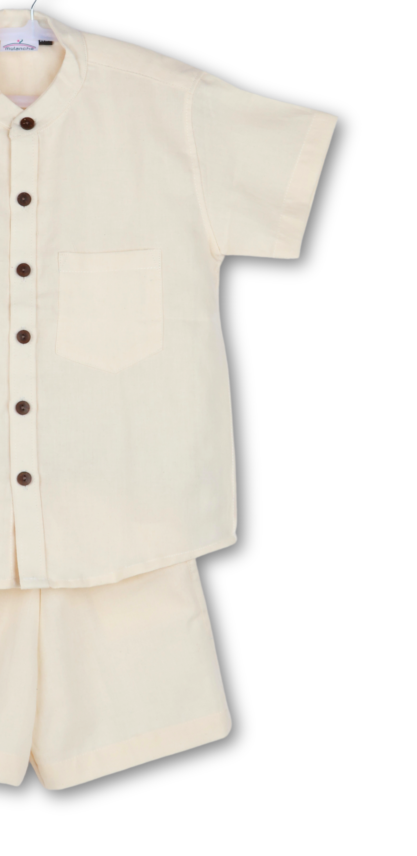 Ivory White Cotton Co-ord set