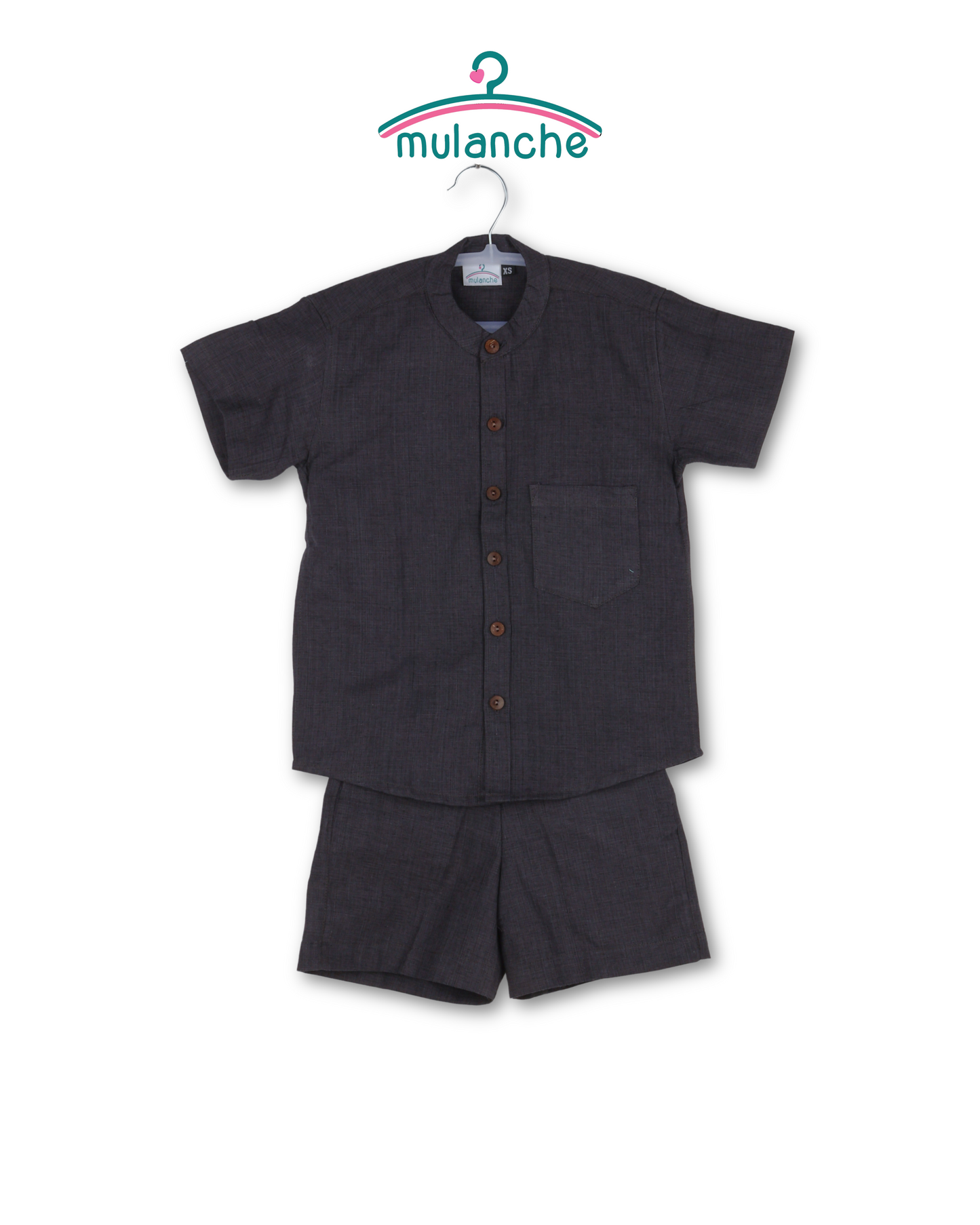 Charcoal Grey Cotton Co-ord set