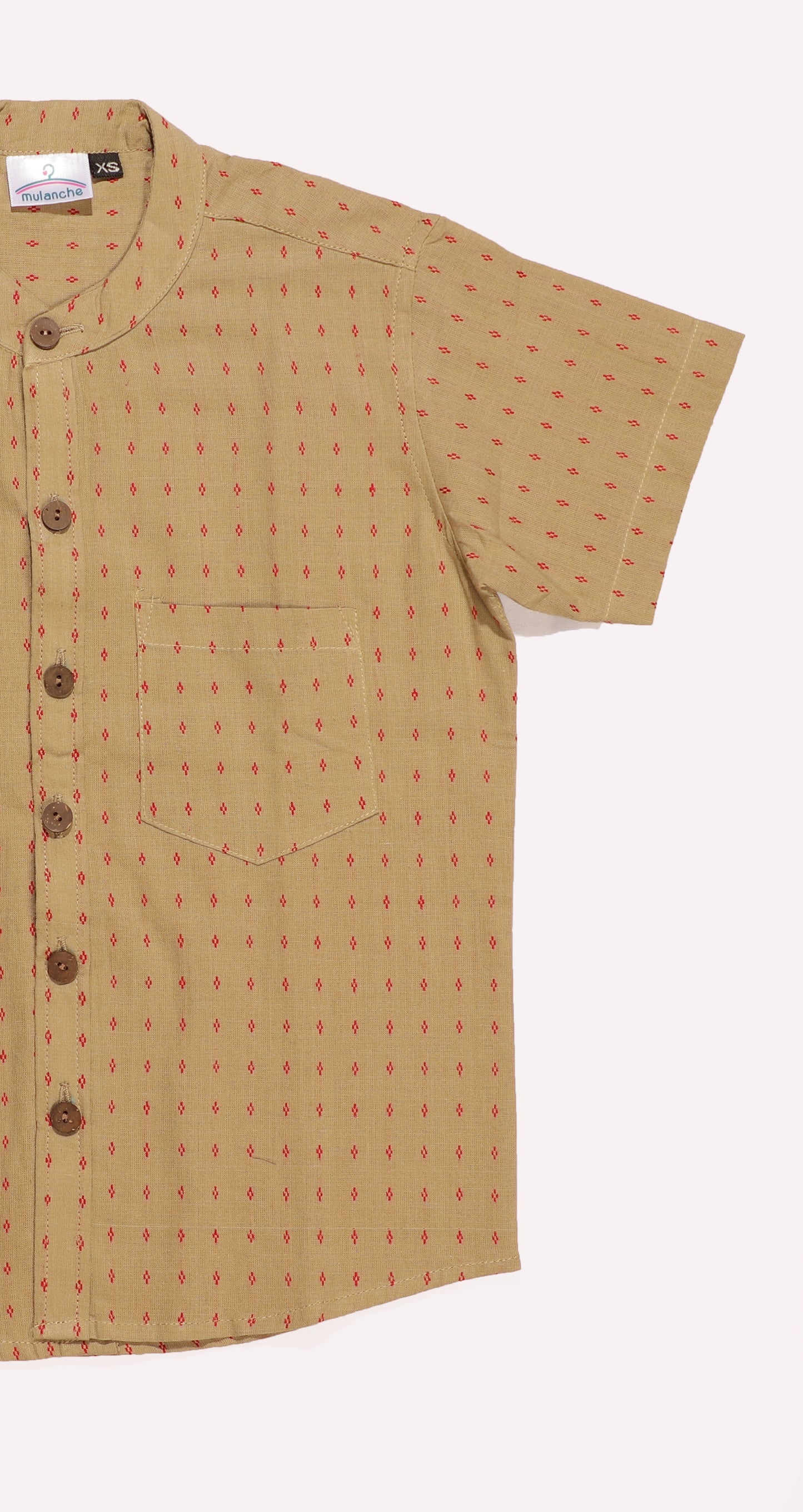 Beige Cotton Shirt