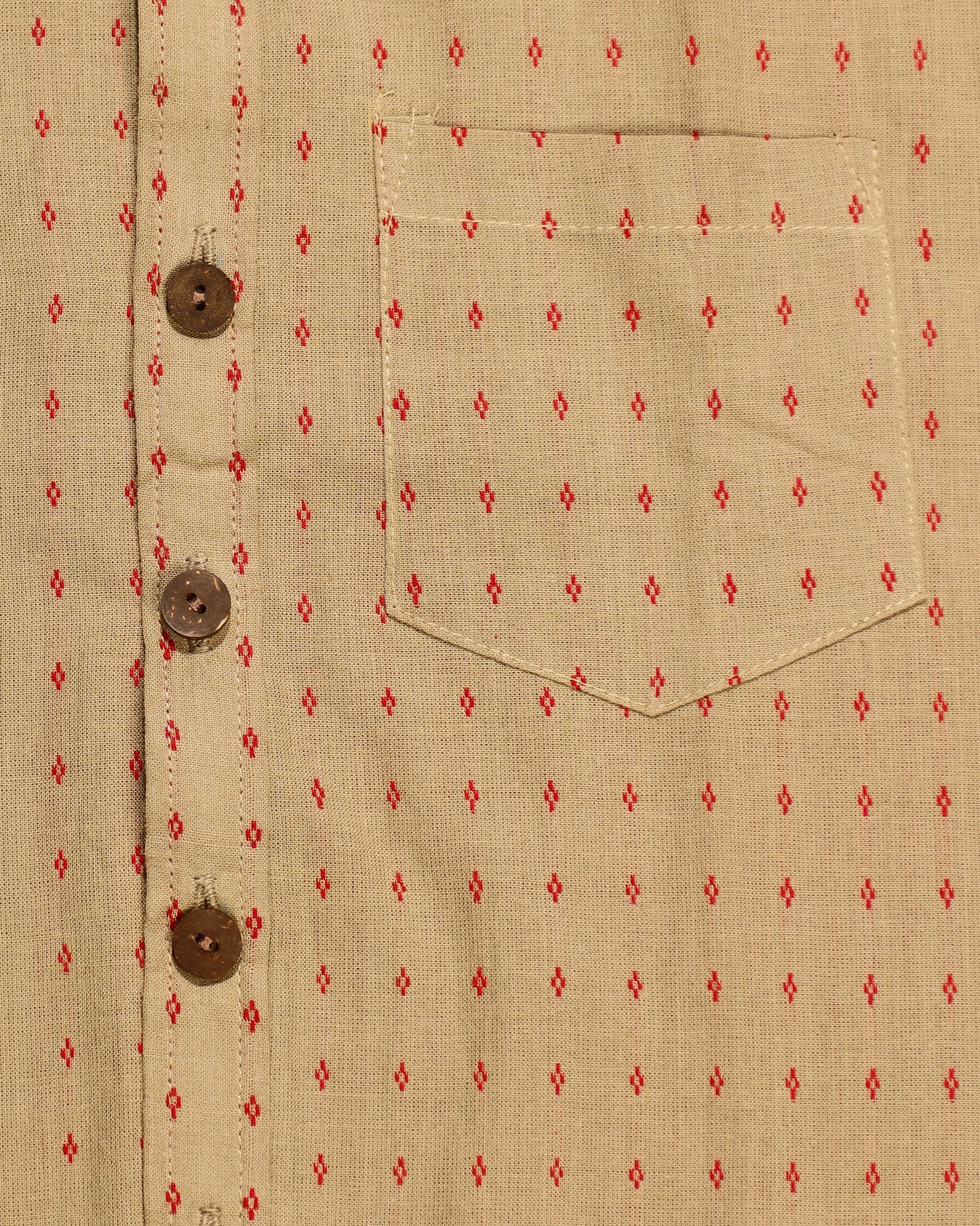 Beige Cotton Shirt